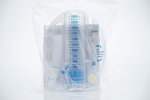 12 pack 2500ml AirLife Volumetric Incentive Spirometer