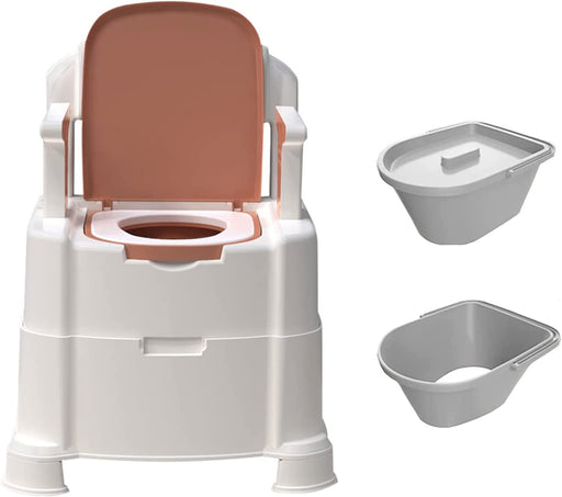 Mobile Bedside Commode I Adult Potty Chair