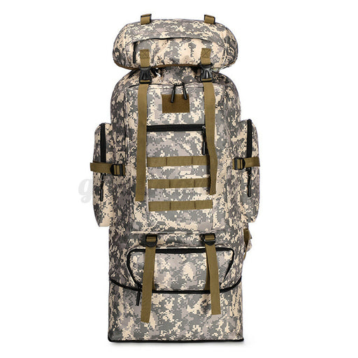 100L Military Tactical Backpack Army Hiking Rucksack Outdoor