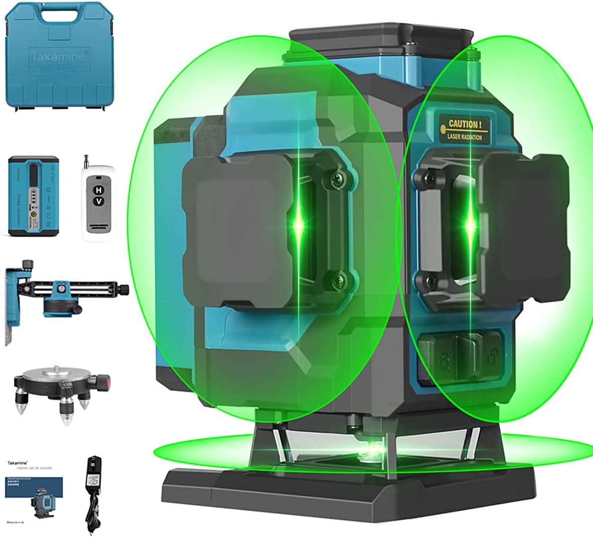 16 Lines Green Laser Level Pro I 4D Green Cross Line