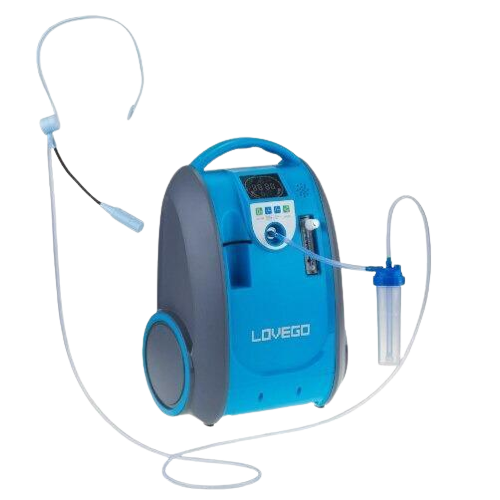 1L-5L/min Portable battery oxygen concentrator with 2