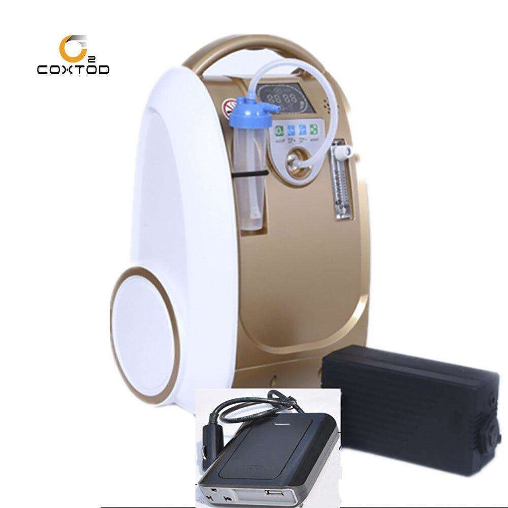1L-5L/Min Trolley 24hours continuous Portable Oxygen Generator Concent ...