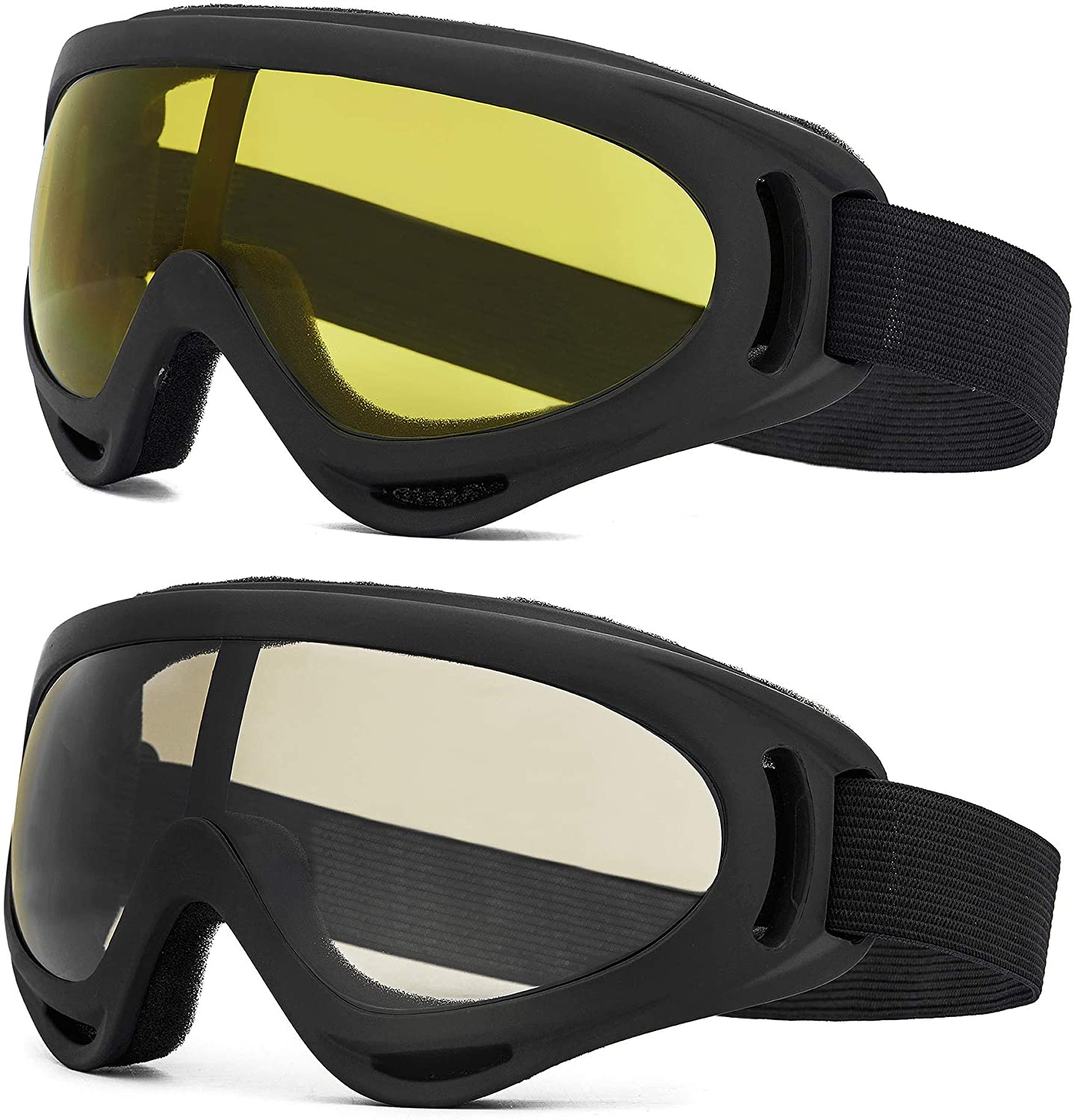 2 Pack Ski Goggles Snowboard Goggles for Men Women & Youth