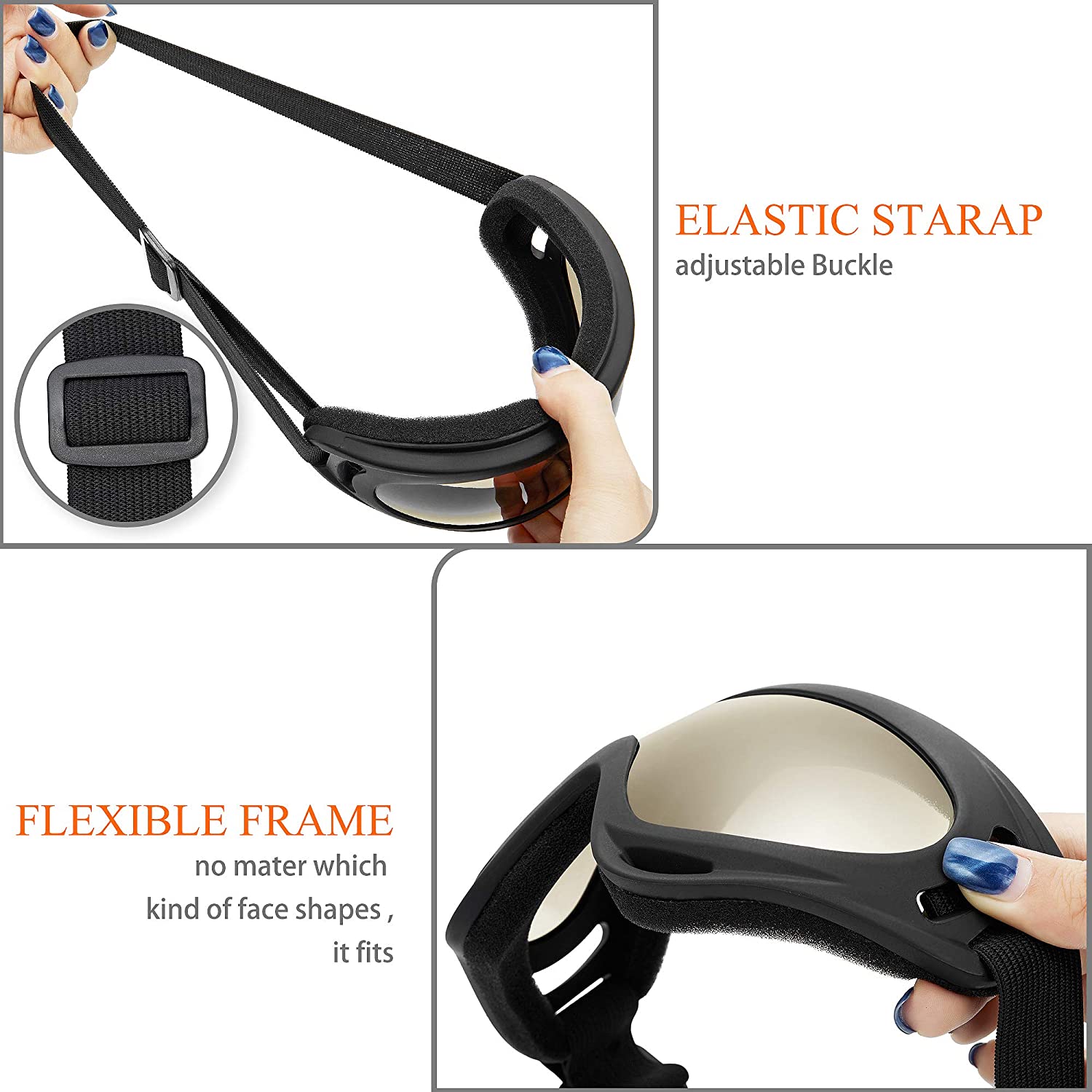 2 Pack Ski Goggles Snowboard Goggles for Men Women & Youth