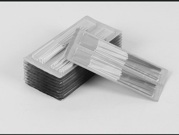 200pcs acupuncture needles non-disposable silver covered
