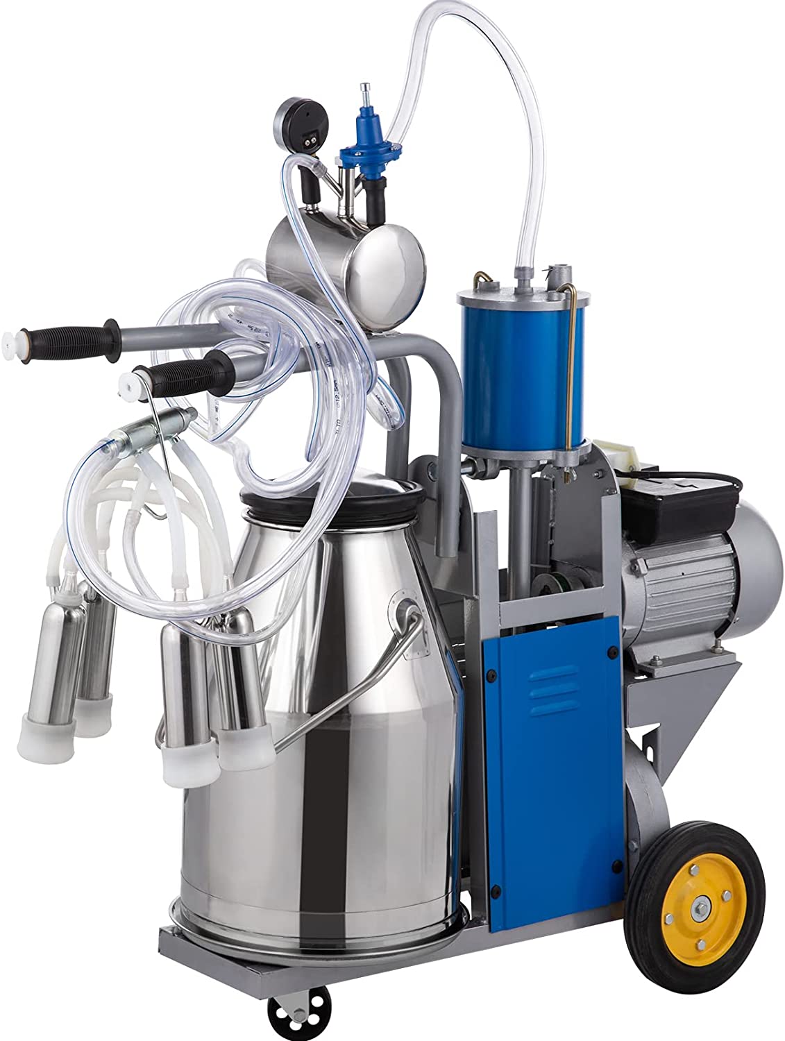 25L Electric Cow Milking Machine I 1440 RPM I 10-12 Cows Per