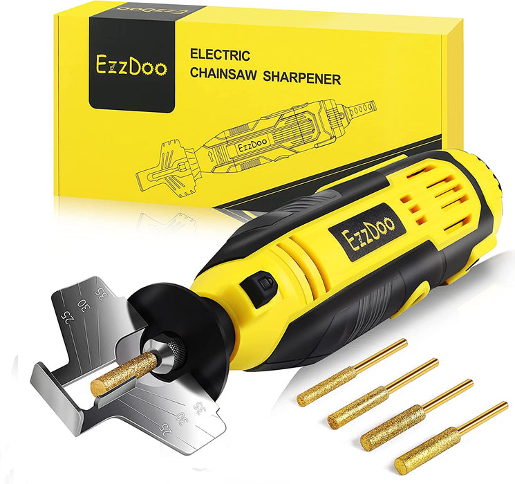 3 in 1 Electric Chainsaw Sharpener Kit with TITANIUM PLATED