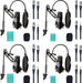 4-Pack Universal XLR Condenser Microphone Podcast Equipment