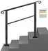 4-Steps staircase railing Handrails for Outdoor Steps Matte