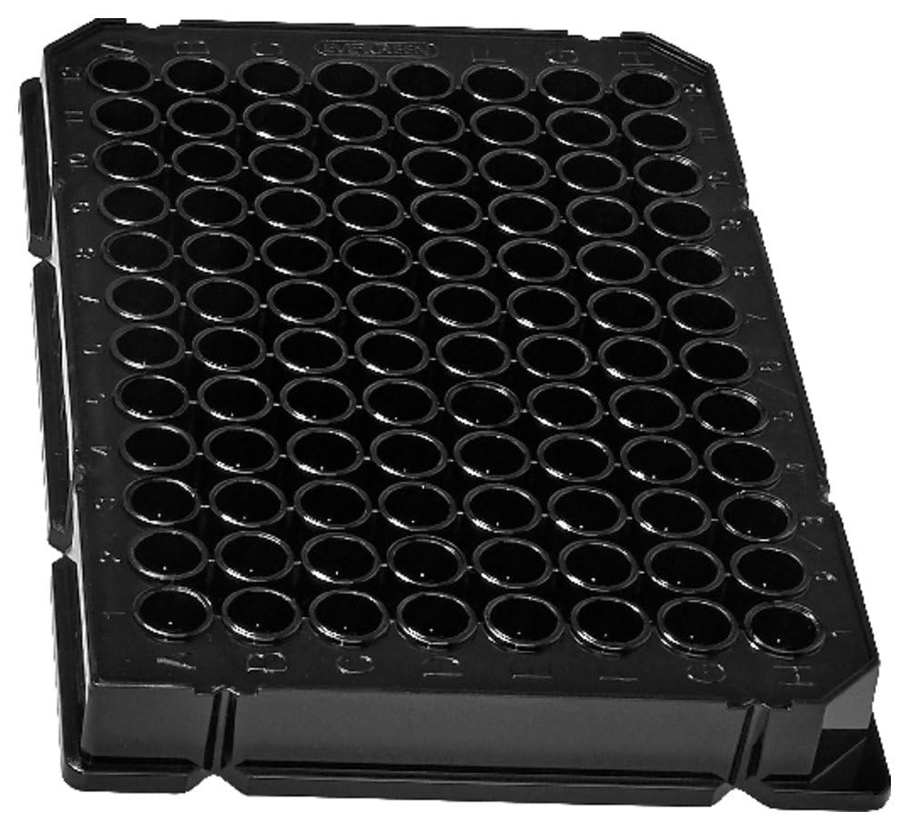 96-Well Non-Sterile Flat Bottom Plates, Black Polystyrene, 0.37 mL Wel ...
