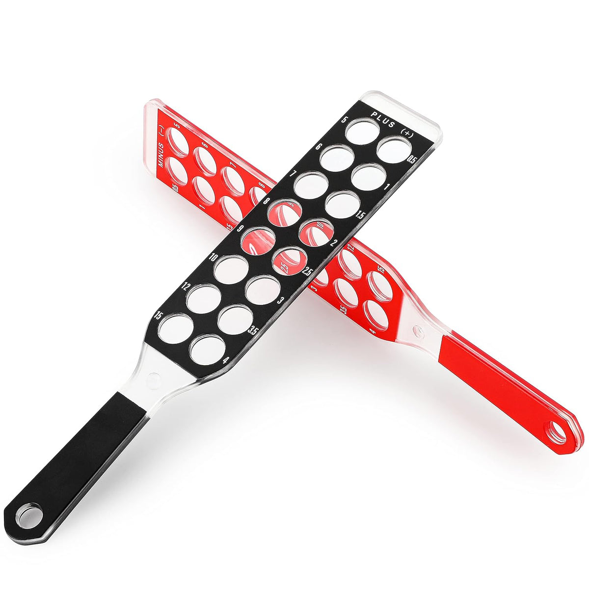 Retinoscopy Rack Lens Set with 2 Bars, 32 Lenses, Sphere Range +/- 0.5 ...