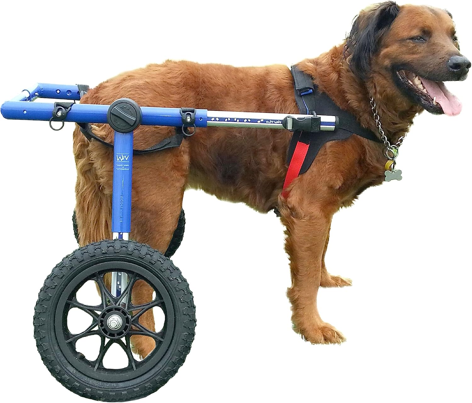 Walkin' Wheels Large Dog Wheelchair – Back Leg Support for Dogs 70-180 ...