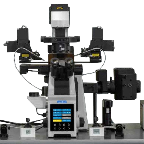 Research Level Inverted Fluorescent Microscope | BF+FL+RPC Micromanipulators