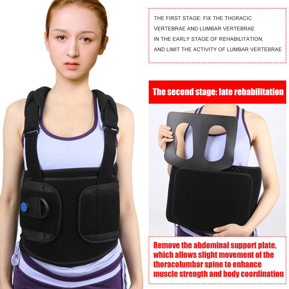 Universal Thoracic Full Back Brace for Men and Women: Treat