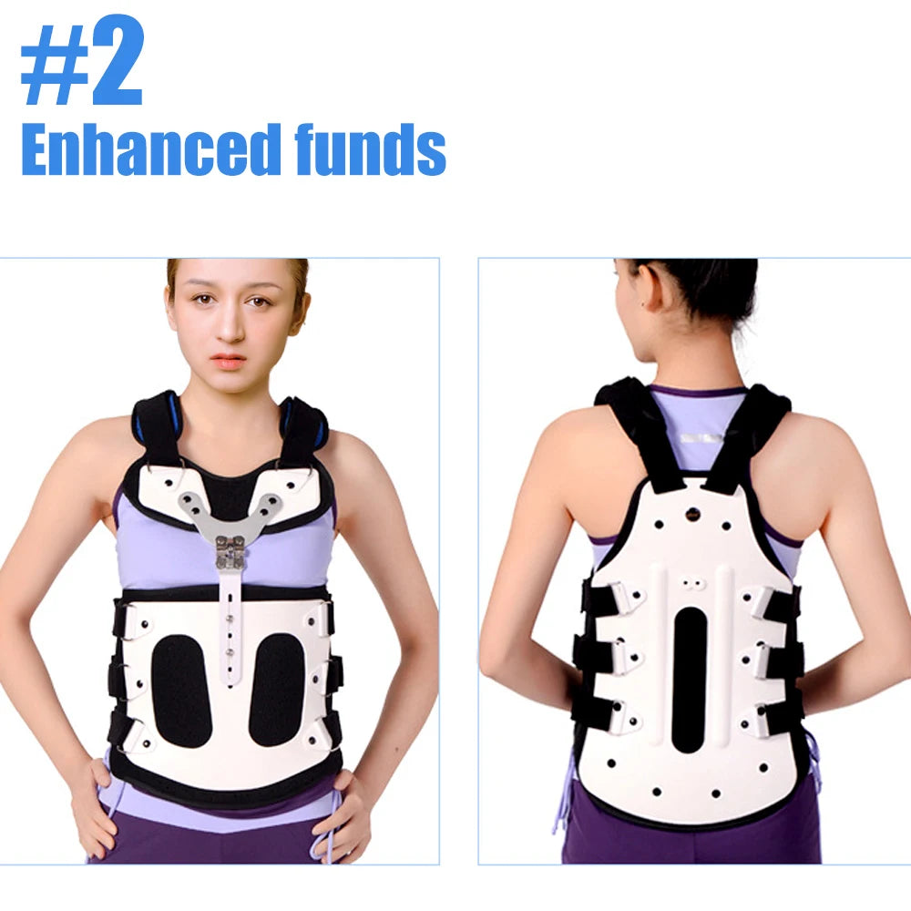 Adjustable Thoracolumbar Spinal Back Brace: Support for Kyphosis, Oste ...