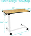 Bed Table Adjustable Over Bedside Home Desk Hospital Bed