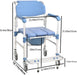 Bedside Commode Chair Lightweight Rolling Shower Chair
