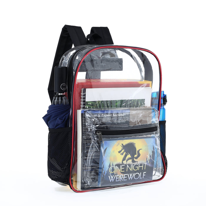 Clear Backpack Heavy Duty Transparent See Security Stadium