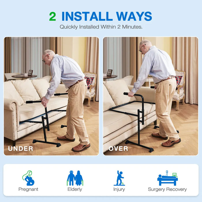 Adjustable Sofa Grab Bar Handles Rails for Seniors - Couch Standing Aids