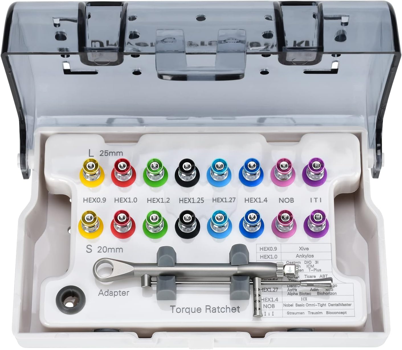 Dental Implant Kit Universal Prosthetic Torque Wrench