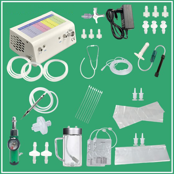 Complete Medical Ozone Machine Kit for Effective Therapy - Dental, Rectal Insufflation, Bagging, Vaginal Treatment, Inhalation of ozonated Oil Included I MOZ2AD