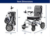 Foldable Electric Wheelchair I Heavy Duty Wheelchair