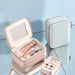 Jewelry Box Small Earrings Ring Double Cute Storage Bag For