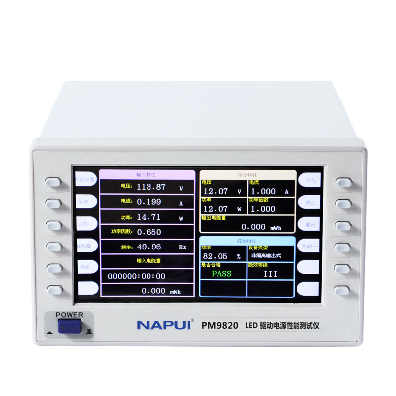 LED power driver input and output characteristics testing equipment ha ...