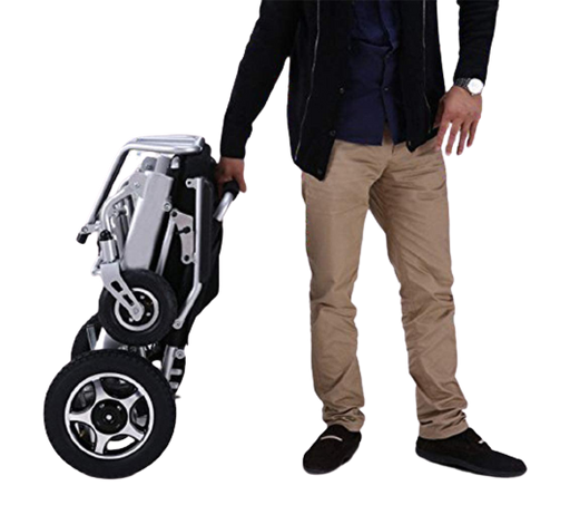 Lightweight Foldable Electric Wheelchair Compact Portable