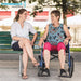 Lightweight Foldable Wheelchair I Built-in Adjustable Lumbar