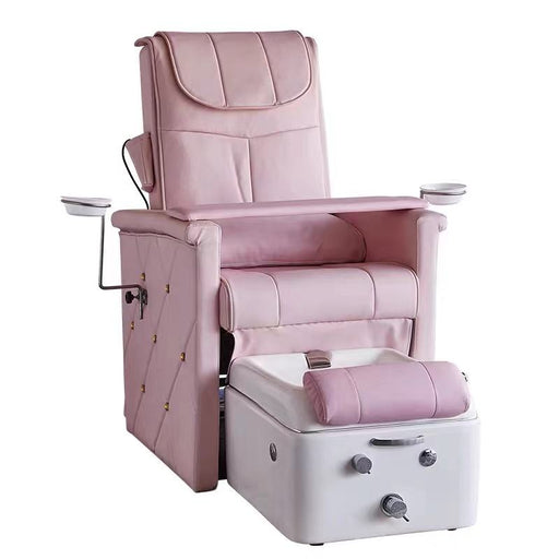 Luxury Pedicure Chair Foot Spa Chair I Meubon ZP 1231 I Pink