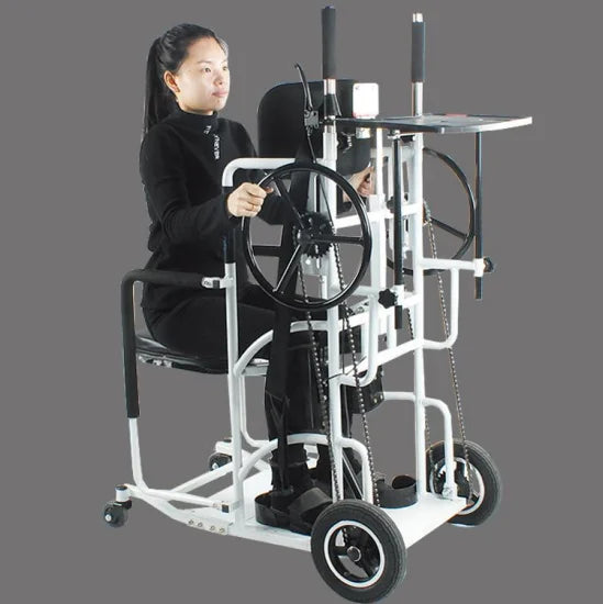 Rehabilitation Assisted Walking Stand - Standing Walker for Disabled & Handicapped Mobility Support