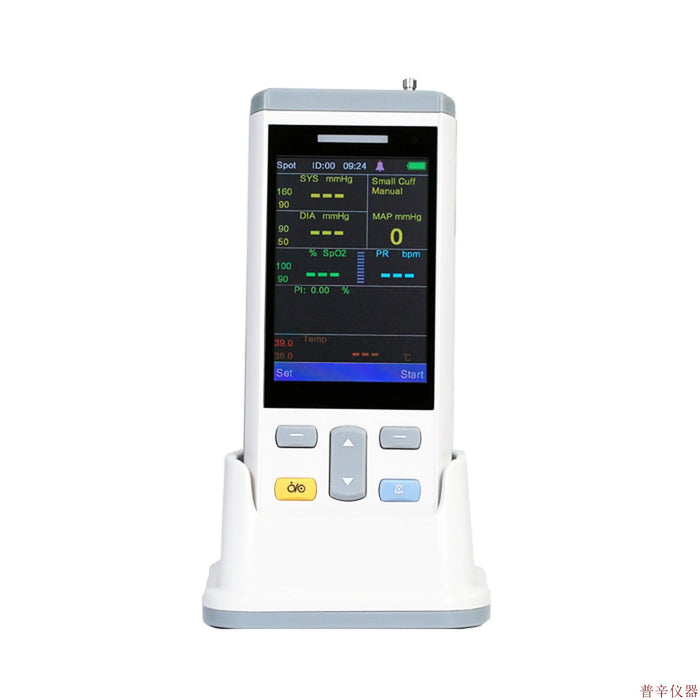 Patient Monitor Clinic Vital Signs Monitoring Machine with SPO2, NIBP, TEMP for Accurate Health Tracking