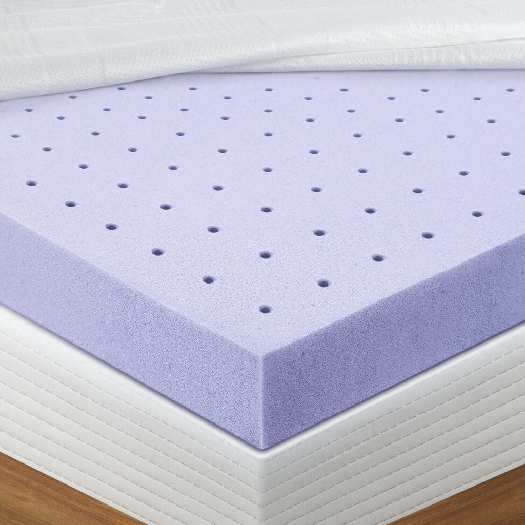 4 inch Foam Twin Bed Pad Mattress Egg Crate Overlay Topper 72 L x 34 W x 4 Soft