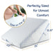Memory Foam Wedge Pillow Adjustable with Cooling Washable