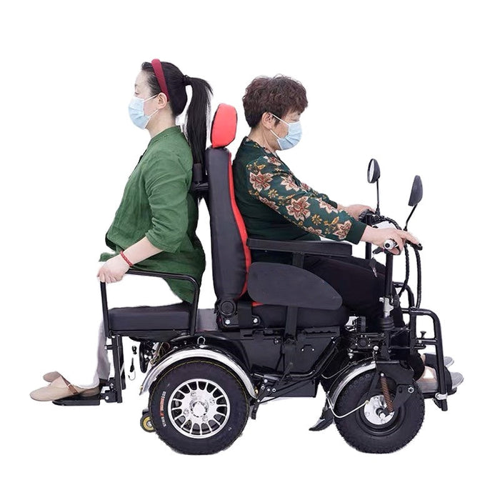 Meubon All Terrain Electric Wheelchairs With Fat Knobby