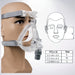 Meubon CPAP Mask With Soft Cushions with Adjustable Belt
