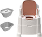 Mobile Bedside Commode- Adult Potty Chair I Portable Toilet