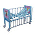 Movable pediatric hospital bed on wheels - Blue - pediatric