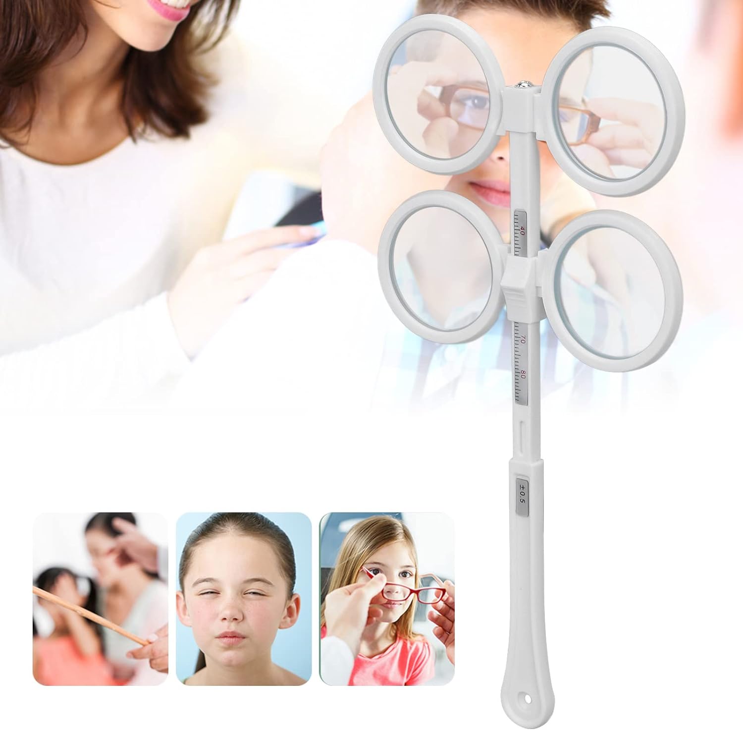 Optical Flipper Plastic Adjustable Optometry Flip Lens Instrument with ...