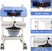 Patient Mobile Chair Multifunction Lift Shower Bathing