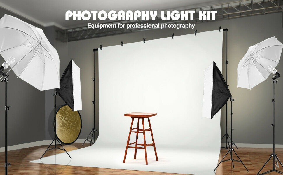 Photography Studio Lighting Kit Upgraded 100%Polyester