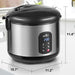 Rice Cooker 12 Cup Cooked/ 6 Cup Uncooked Preset Digital
