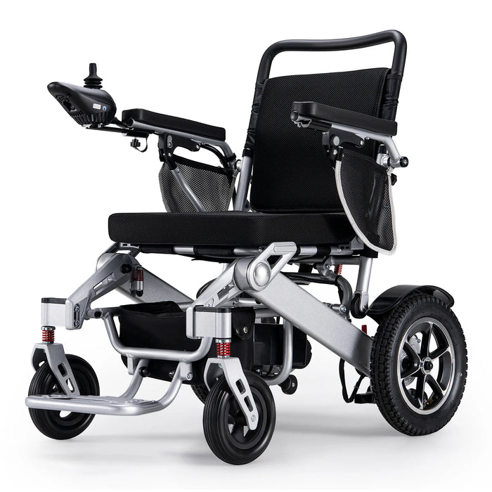 Meubon Intelligent Lightweight Foldable Electric Wheelchair with All Terrain Capability and 25-Mile Range