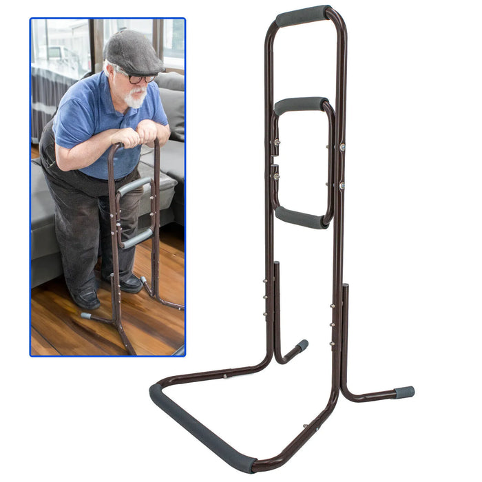 Portable Patient Lift: Elderly Standing Assist Chair with Seat Lift"