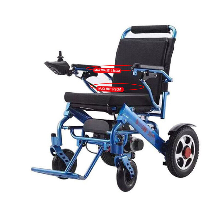 Folding Electric Powered Mobility Wheelchair: Lightweight Motorized Wheel Chair for Enhanced Freedom