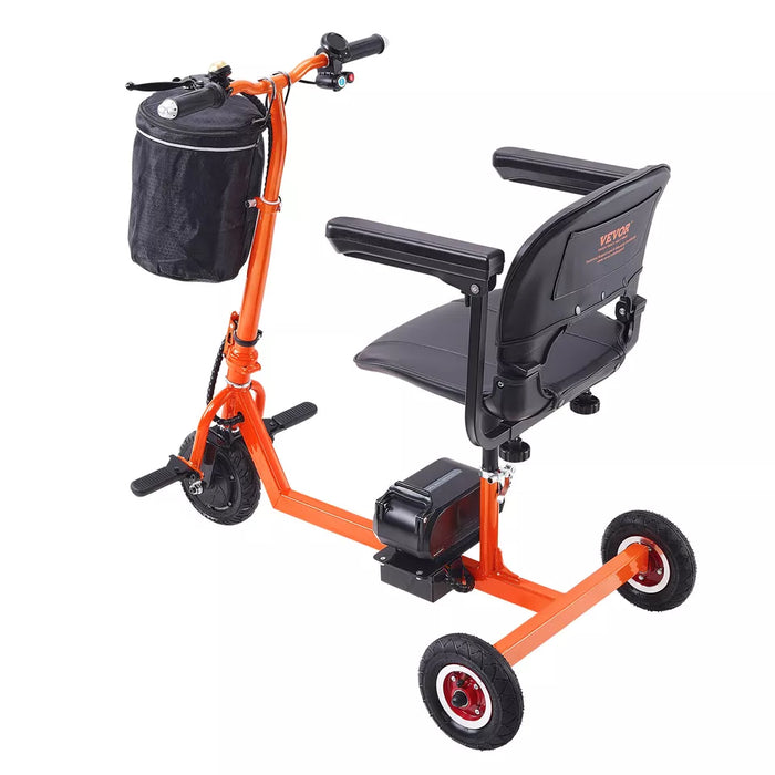 Portable 3-Wheel Mobility Scooter for Seniors - 12 Mile Range, 330 lbs Capacity