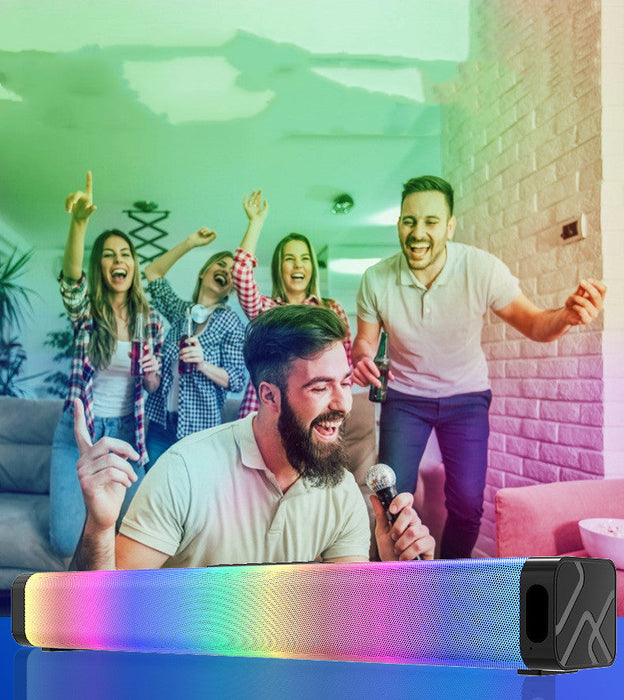 Sound Bars Computer Game Speakers With RGB Light Powerful