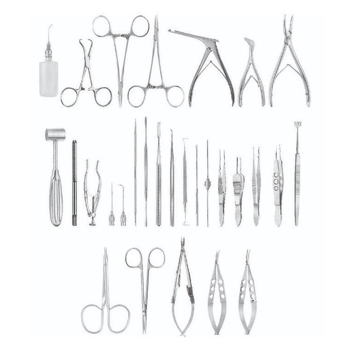 Stainless Steel Ophthalmic Surgical Instrument Set 24pcs