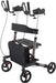 Upright Rollator Stand Up Rolling Walker with Backrest Seat